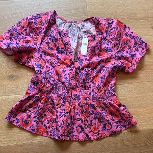 Anthropologie somerset Blouse size large